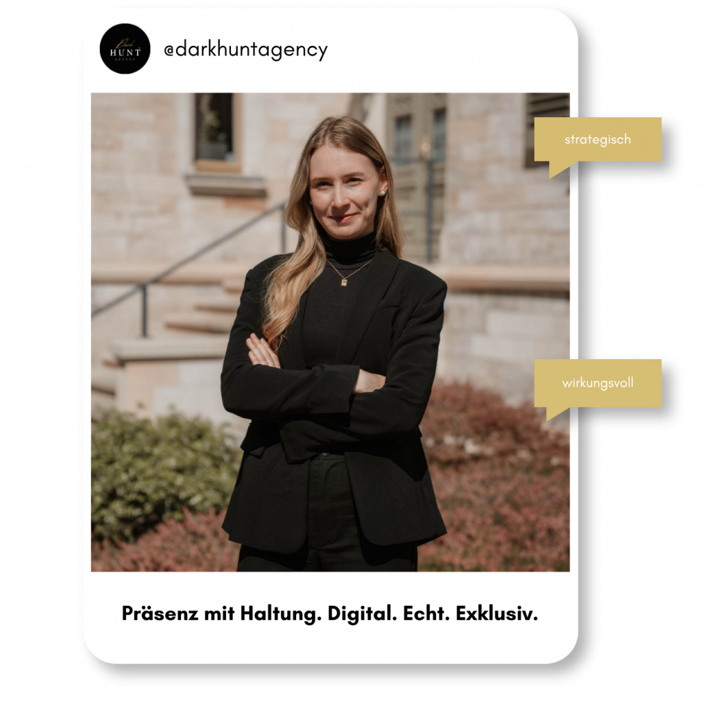 Alina als Teil des Teams der Darkhunt Agency in Dresden